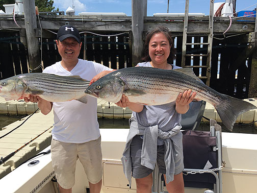 Spring Striper Fishing On Raritan Bay - On The Water